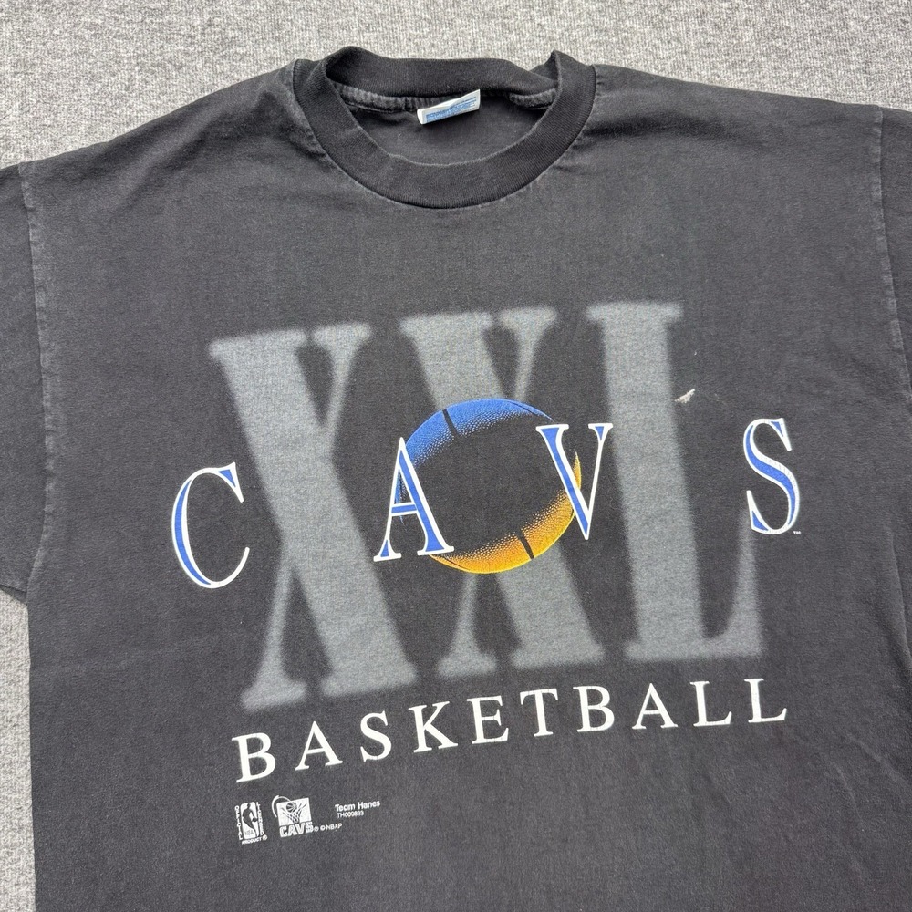 Cleveland Cavaliers‎ T Shirt NBA Basketball Cavs Mens Sz XL Hanes Heavyweight